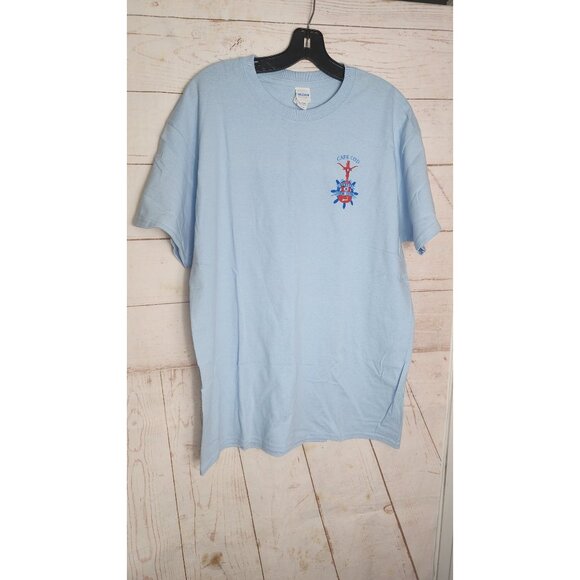 2019 Cape Cod Yarmouth Country Festival Large Blue Crew Neck T-Shirt | Gildan - Picture 11 of 15